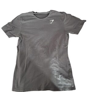Gymshark Charcoal Gray Logo Tee
